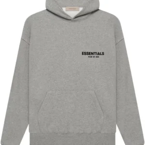 Fear of God Essentials Hoodie Dark Oatmeal (SS22) | Fast & Free Shipping