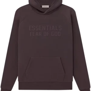 Fear of God Essentials Hoodie Plum (SS23) | Fast & Free Shipping