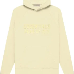 Fear of God Essentials Hoodie Canary (FW22) | Fast & Free Shipping