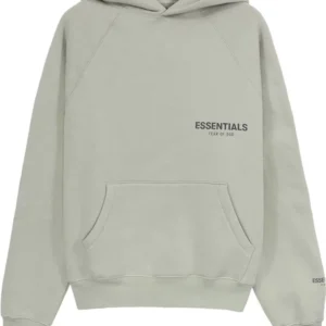 Fear of God Essentials x SSENSE Pullover Hoodie Green Concrete (SS22) | Fast & Free Shipping