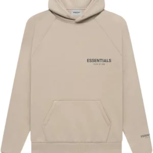 Fear of God Essentials Pullover Hoodie String/Tan (FW21) | Fast & Free Shipping
